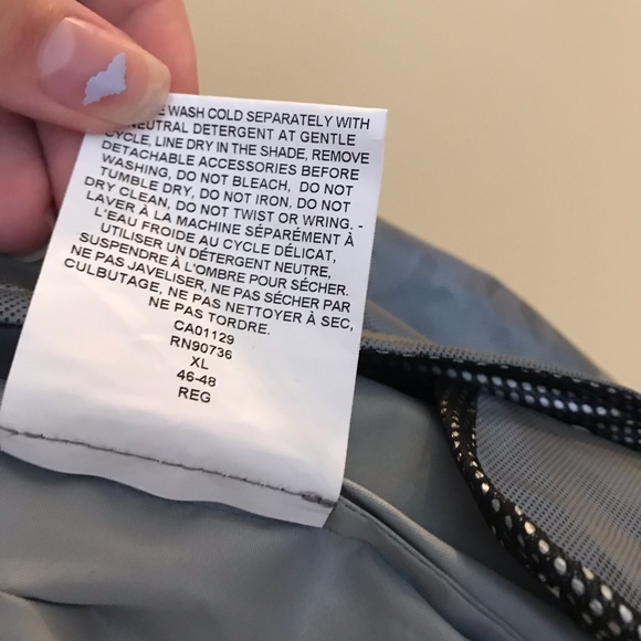 Calvin Klein Reflective Camouflage Zip Rain Coat - Picture 10 of 16